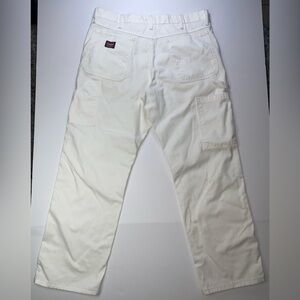 Wrangler Workwear Jeans White Denim Straight Leg